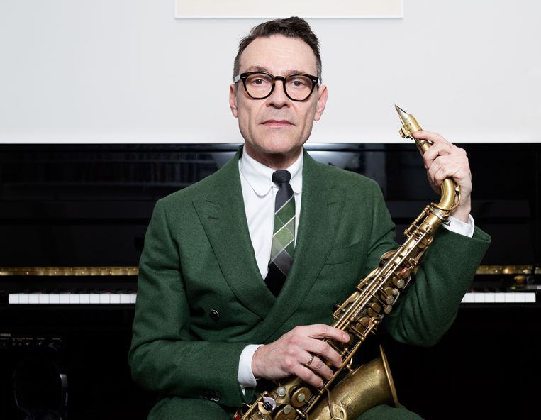 Saxofonist Benjamin Herman: 'Jazzfest is lekker divers, de boel is echt aan het verschuiven.' Beeld Nina Schollaardt