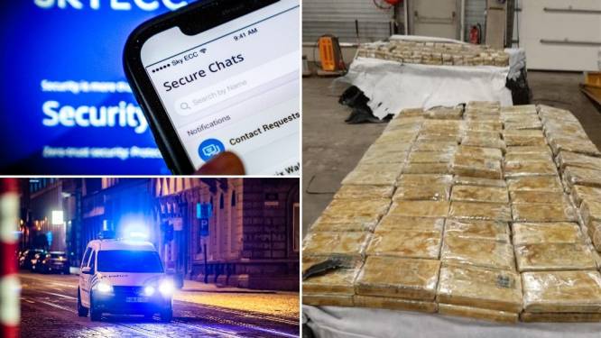 Nieuw Sky ECC-dossier: drie verdachten opgepakt voor invoer van 738 kg cocaïne 