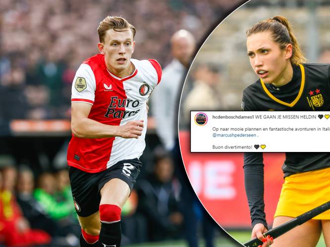 Hockeyclub van vriendin Marcus Pedersen verklapt per ongeluk transfer van Feyenoorder naar Italië 