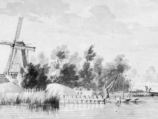 Deze Dordtse molen stond ooit in Papendrecht, maar wel op Dordts grondgebied