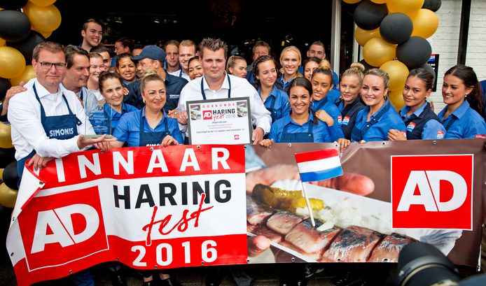 Simonis won de Haringtest in 2016.