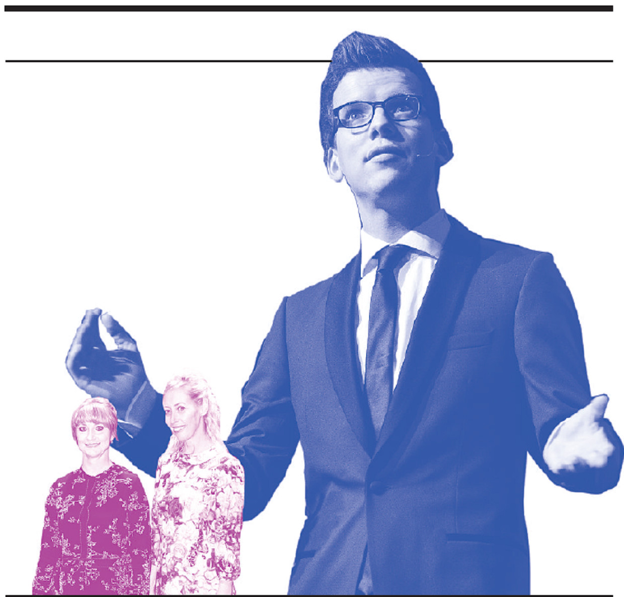 Plien & Bianca en Pieter Derks Beeld De Volkskrant