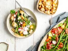 Wat Eten We Vandaag: Haricots-vertssalade met knapperige ham