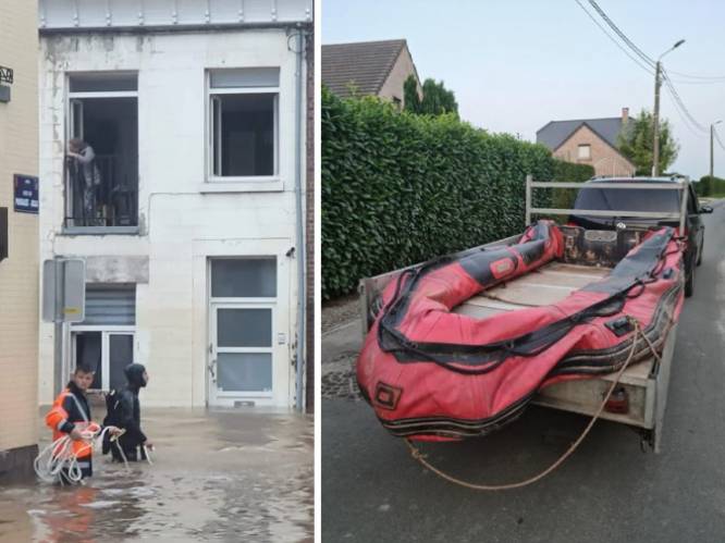 Dieven stelen motorboot waarmee Marc zes families van overstroming redde: “Ik ben er doodziek van”