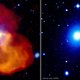 Zwart gat blaast gigantische bel