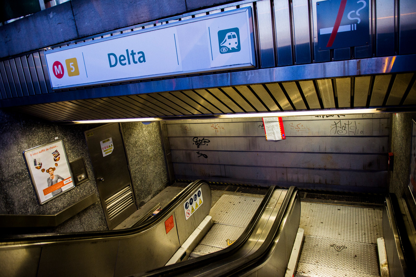La station de métro Delta évacuée à Bruxelles Foto 7sur7.be