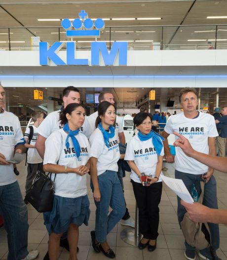 'Grondpersoneel KLM dringt aan op snelle cao'