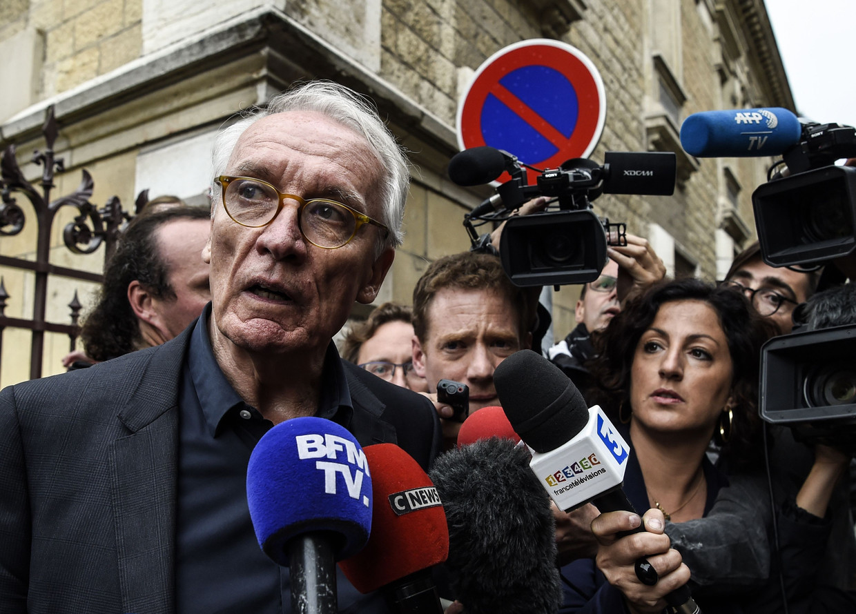 Jean-Paul Teissonnière, advocaat van Murielle Bolle. Beeld AFP