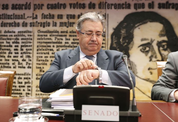 De Spaanse minister van Binnenlandse Zaken, Juan Ignacio Zoido.