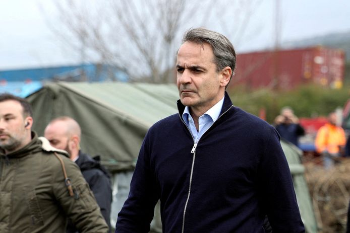 De Griekse premier Kyriakos Mitsotakis.