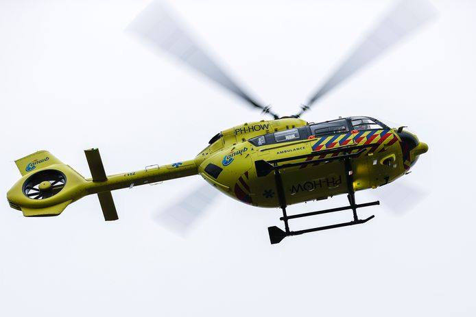 De traumahelikopter rukte uit naar de Schiedamseweg om de mishandelde man zo snel mogelijk de juiste hulp te kunnen geven. Foto ter illustratie.