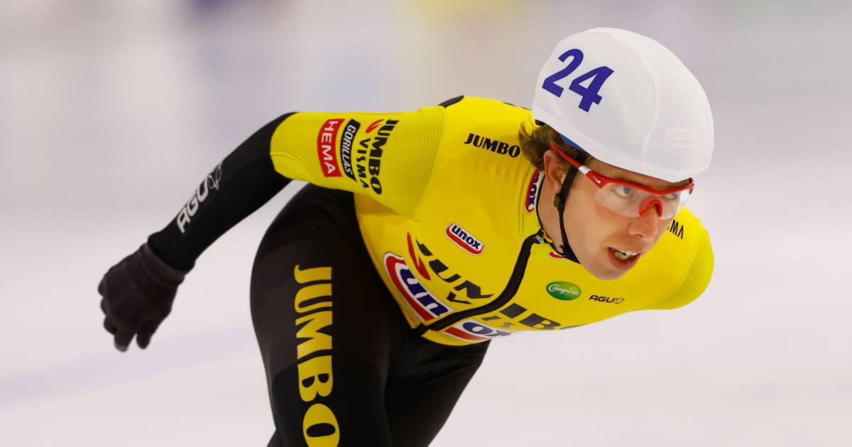 Jorrit Bergsma moet tijdens trainingsrondje uitwijken voor scooter en breekt schouderblad