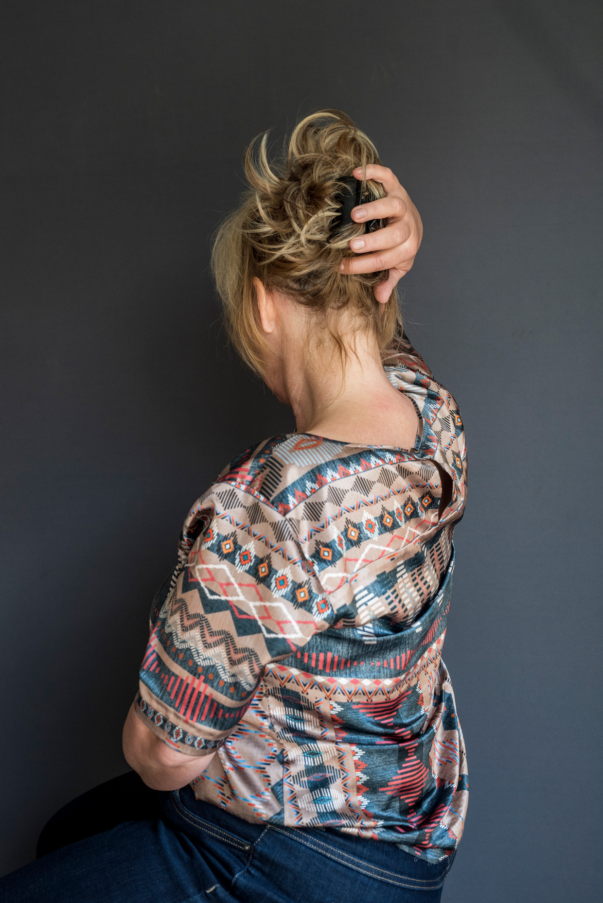Caroline: ‘Ik zag aan de arts dat hij vond dat dit niet kon. Dat dit in strijd was met de eed die hij ooit aflegde.’ Beeld Linelle Deunk