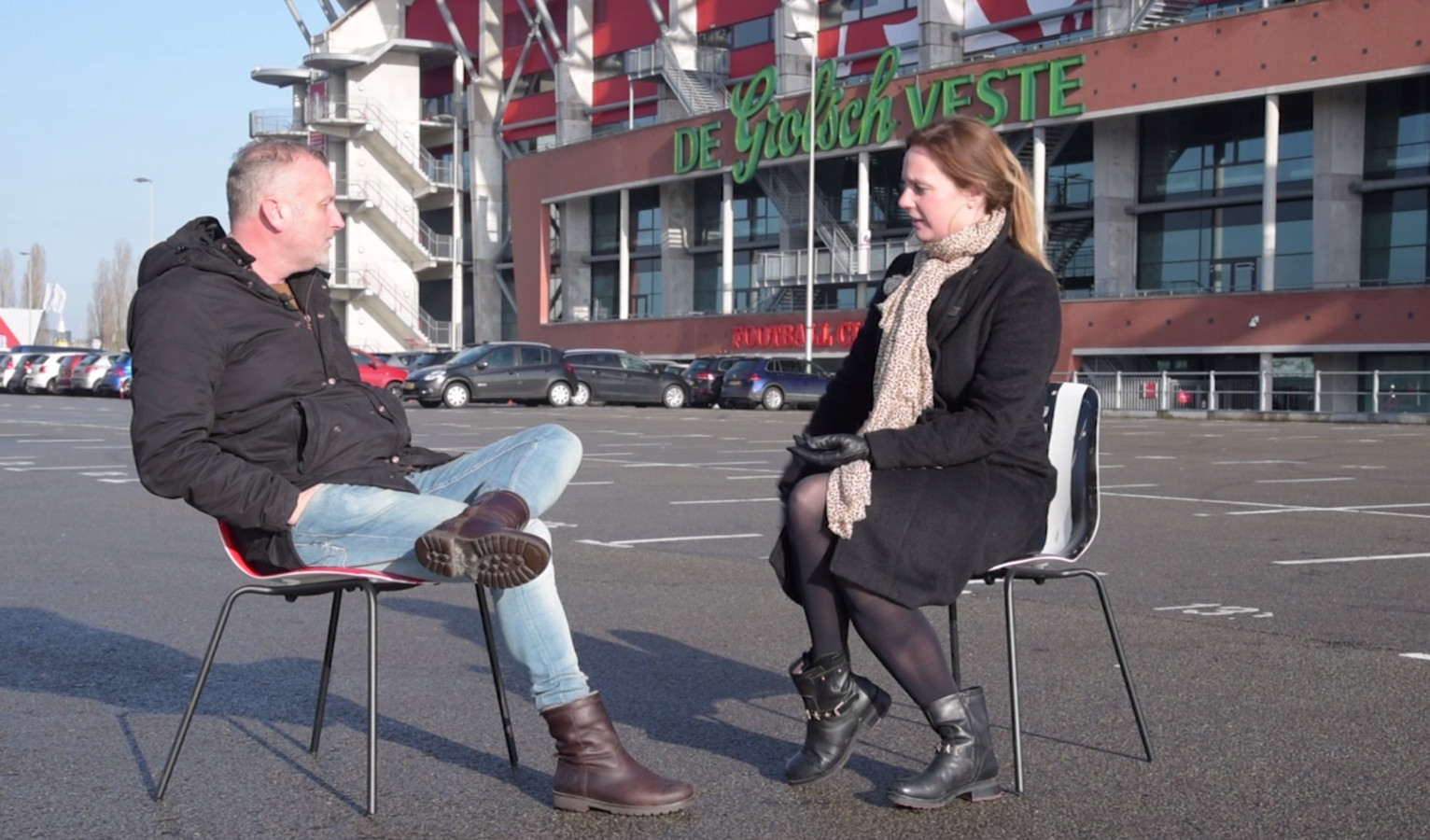 Leon ten Voorde en Fardau Wagenaar.
