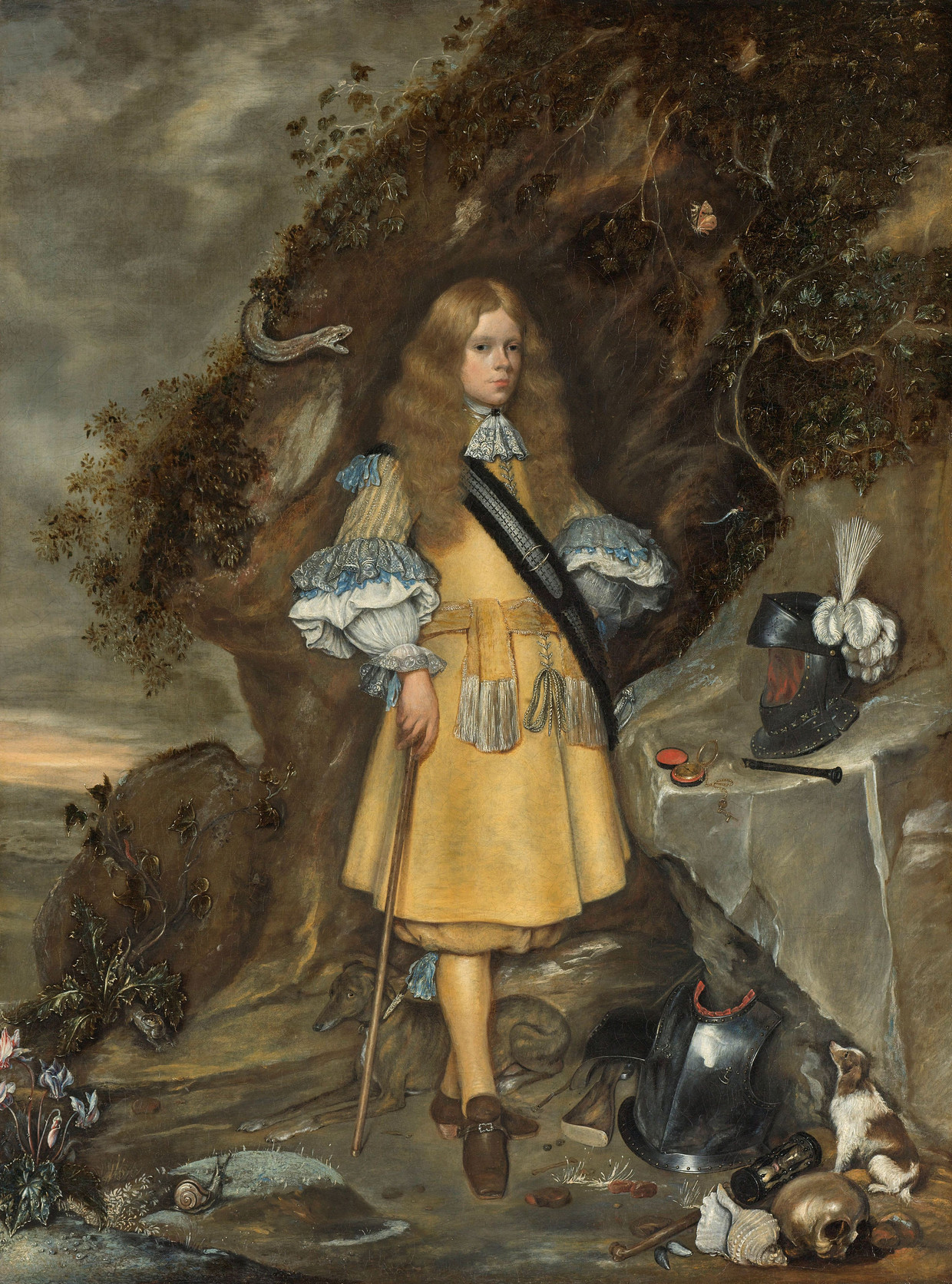 Memorieportret van Moses ter Borch, Gerard ter Borch (II), Gesina ter Borch, 1667 - 1669. Met dit schilderij herdachten de twee schilders hun jongste broer Moses. Hij sneuvelde in 1667 bij de bestorming van het Engelse fort Languard bij Felixstowe. Beeld Rijksmuseum Amsterdam