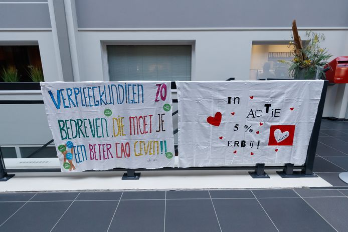 Dinsdag werd in het Bravis ziekenhuis de aftrap gegeven voor de cao-acties.
