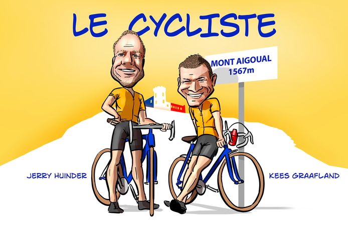 Jerry Huinder en Kees Graafland maken de nieuwe AD-podcast Le Cycliste.