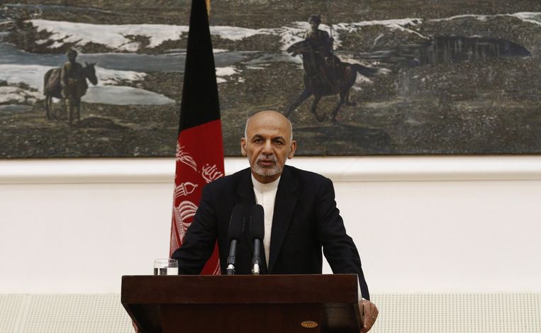 Afghaanse president Ashraf Ghani Beeld epa