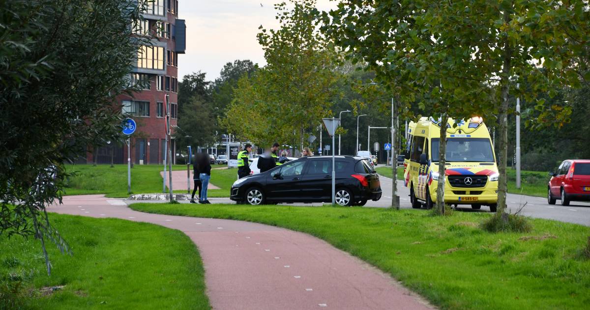 Fietser gewond bij botsing in Vlissingen.
