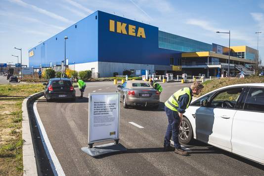 Dinsdag sloot IKEA ook al zijn acht fysieke winkels in België tot nader order.