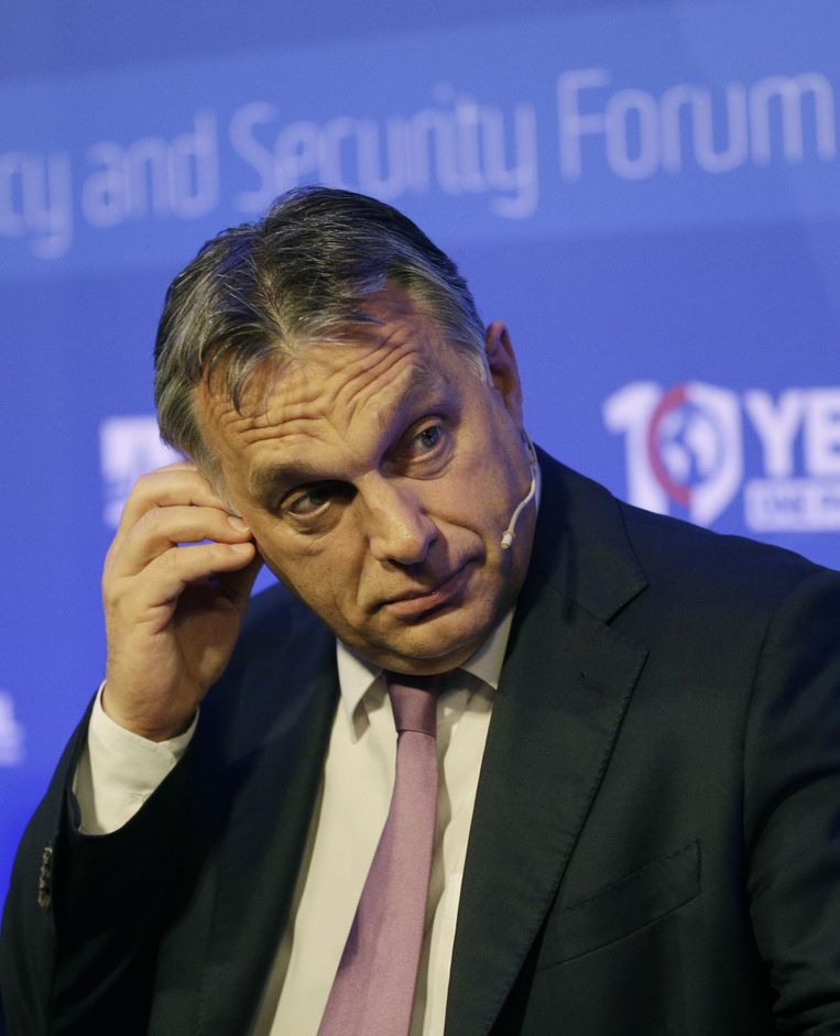 De Hongaarse premier Viktor Orban. Beeld ap