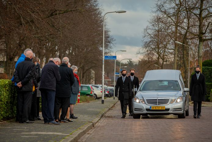 Begrafenis van Sebastiaan uit Wijchen in Brakkenstein (waar hij geboren is).
