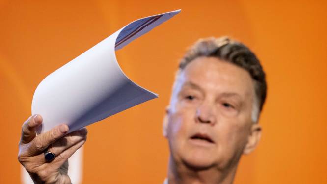 Van Gaal heeft tactiek voor Oranje in zijn hoofd: ‘Helaas is dat niet altijd 1-4-3-3'