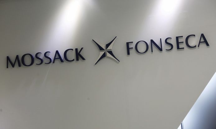 Het logo van advocatenkantoor Mossack Fonseca.