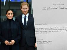 Une lettre de remerciement de Meghan et Harry dévoilée: voici ce que leur fils Archie a reçu pour son anniversaire