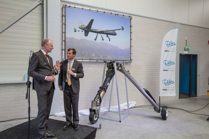 Ingebruikname nieuwe productielijn Fokker Landing Gear in Helmond.
