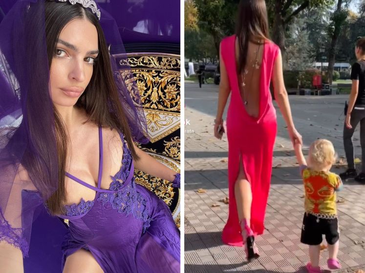 Emily Ratajkowski, mère et mannequin, emmène son enfant au travail