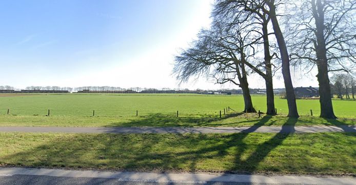 Zicht op de weilanden bij de Geitenkamp.