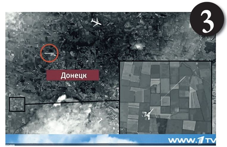 Voorbeelden van propaganda: 'MH17 is neergehaald door Oekraïne, dat bewijst ook het zwijgen van Kiev' Beeld  