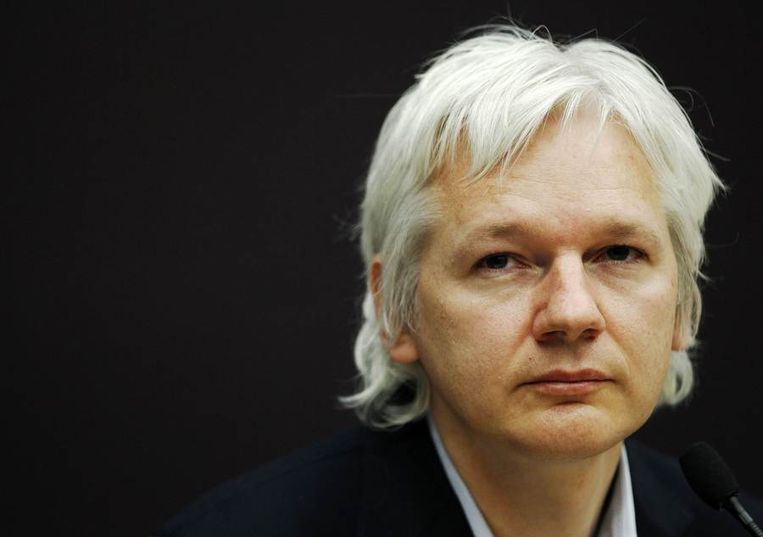 Julian Assange. Beeld reuters