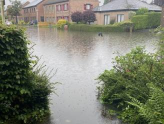 Wateroverlast in Lier: Ernest Claeslaan staat onder water