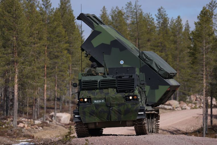 Ook de Finnen beschikken over MLRS-systemen van Amerikaanse makelij.  Beeld Getty