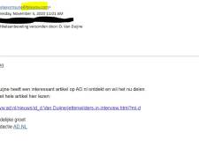 Phishingmail in omloop onder valse naam redactie AD.nl