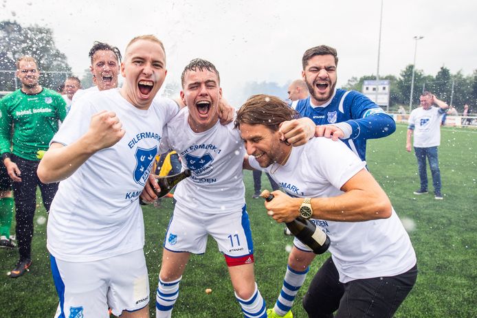 Twee jaar geleden was het ook al feest bij Eilermark, met het kampioenschap in de derde klasse A.