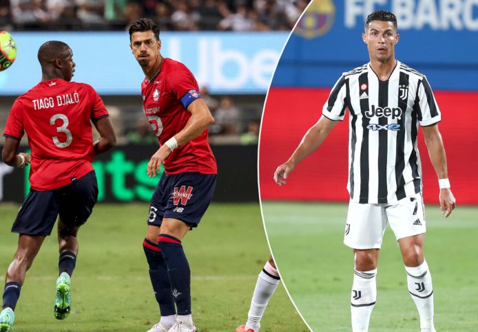 José Fonte probeert zijn landgenoot Cristiano Ronaldo over te halen om naar Lille te komen.