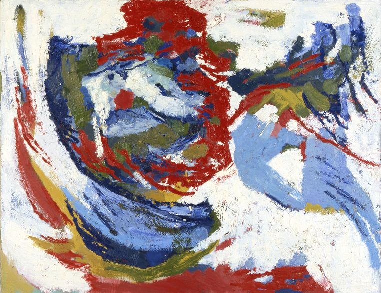 Frieda Hunziker, Compositie, 1965.  Beeld Collectie Rijksdienst voor het C