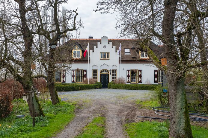 De herenboerderij aan de Zeelandsestraat in Millingen.