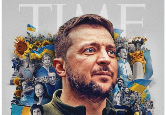 'Time ' roept Volodymyr Zelensky uit tot persoon van het jaar.
