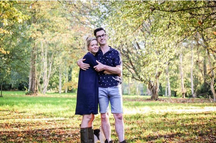 Katrien deelde deze foto van haar en Steven op Instagram.