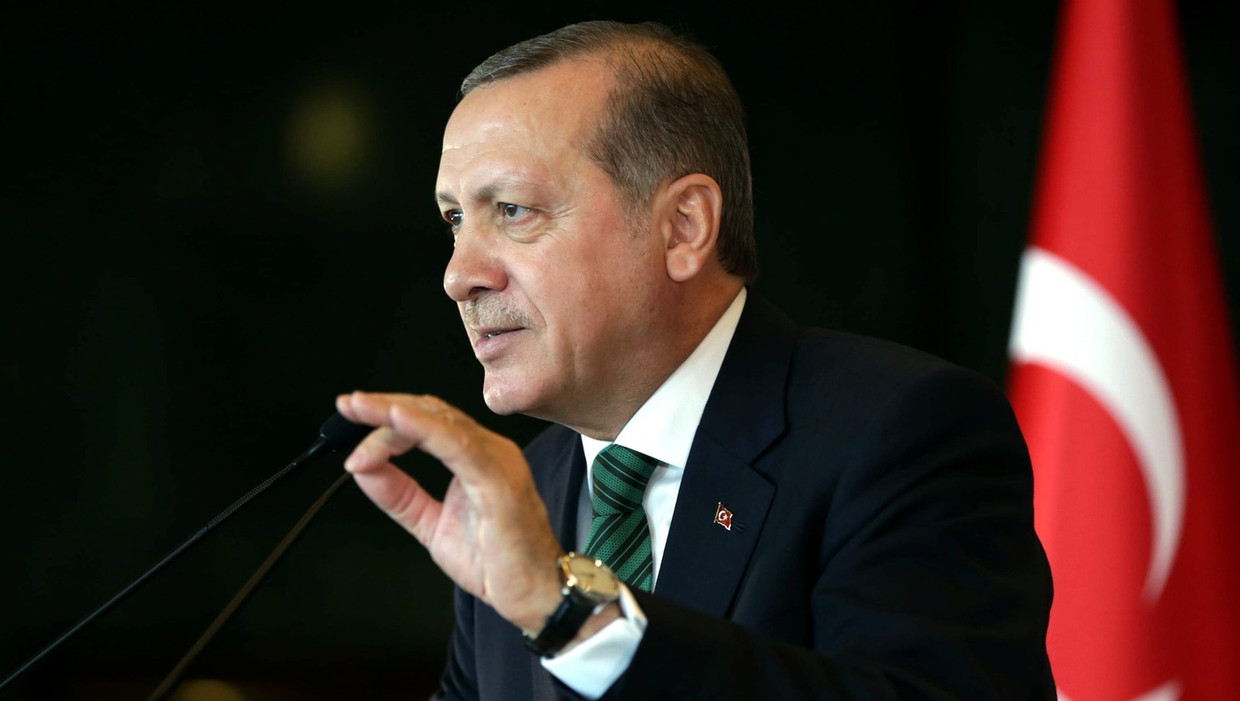 Recep Tayyip Erdogan, president van Turkije. Beeld EPA
