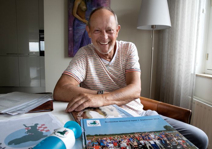 Cees van Dijk, de geestelijk vader van het aanstaande Brabantse Disabled Open, een  golftoernooi voor mensen met een beperking dat wordt gehouden op Golfbaan De Stippelberg in Bakel.