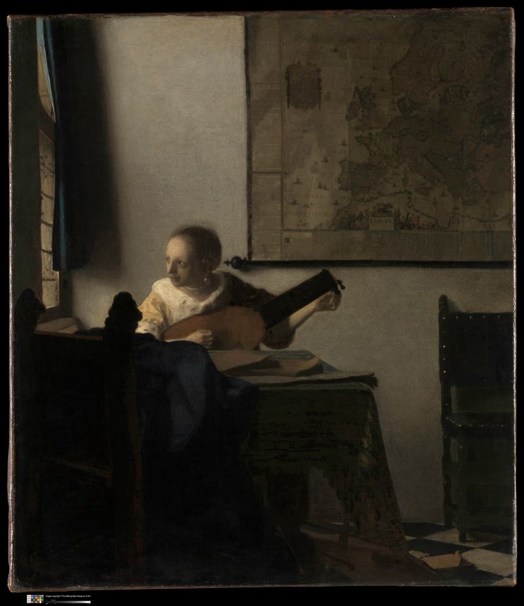 De Luitspeelster, ca. 1662-1663 Beeld The Metropolitan Museum of Art, New York City
