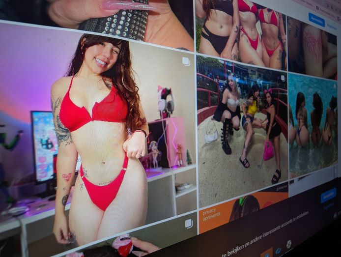 Voor 'pornfluencers' zijn TikTok en Instagram zowat de belangrijkste platformen.