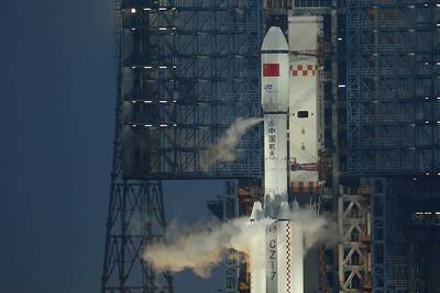 China lanceert onbemand vrachtschip naar zijn ruimtestation