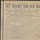 Kranten uit Eerste Wereldoorlog voortaan online doorzoekbaar