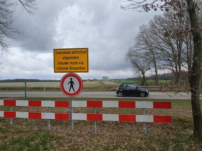 Dorpsraad Westerhoven zoekt naar oplossing voor afgesloten koude oversteek N397